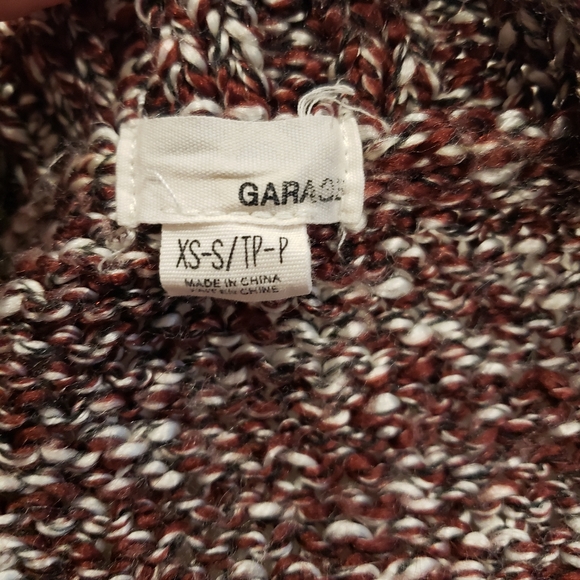 Garage Long Sleeve Knit Cardigan Sweater - Picture 3 of 3